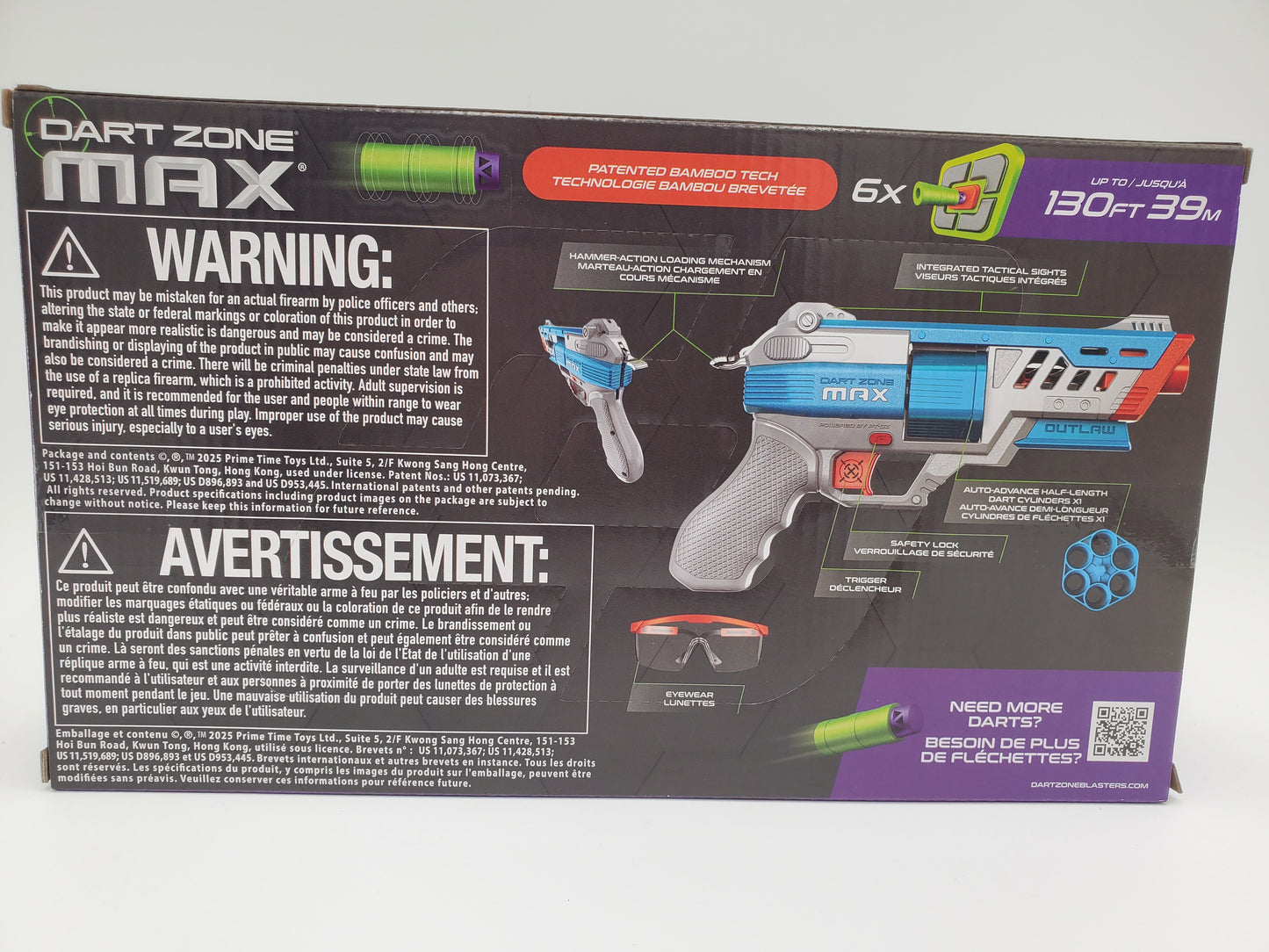 Dart Zone Max Outlaw - Blue