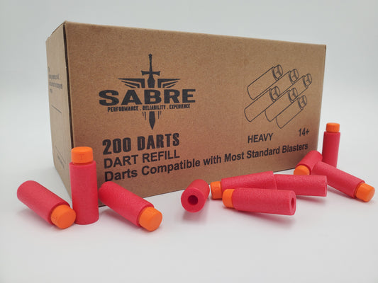 Sabre T-Darts Heavyweight Short Darts 200-pack (1.3g)