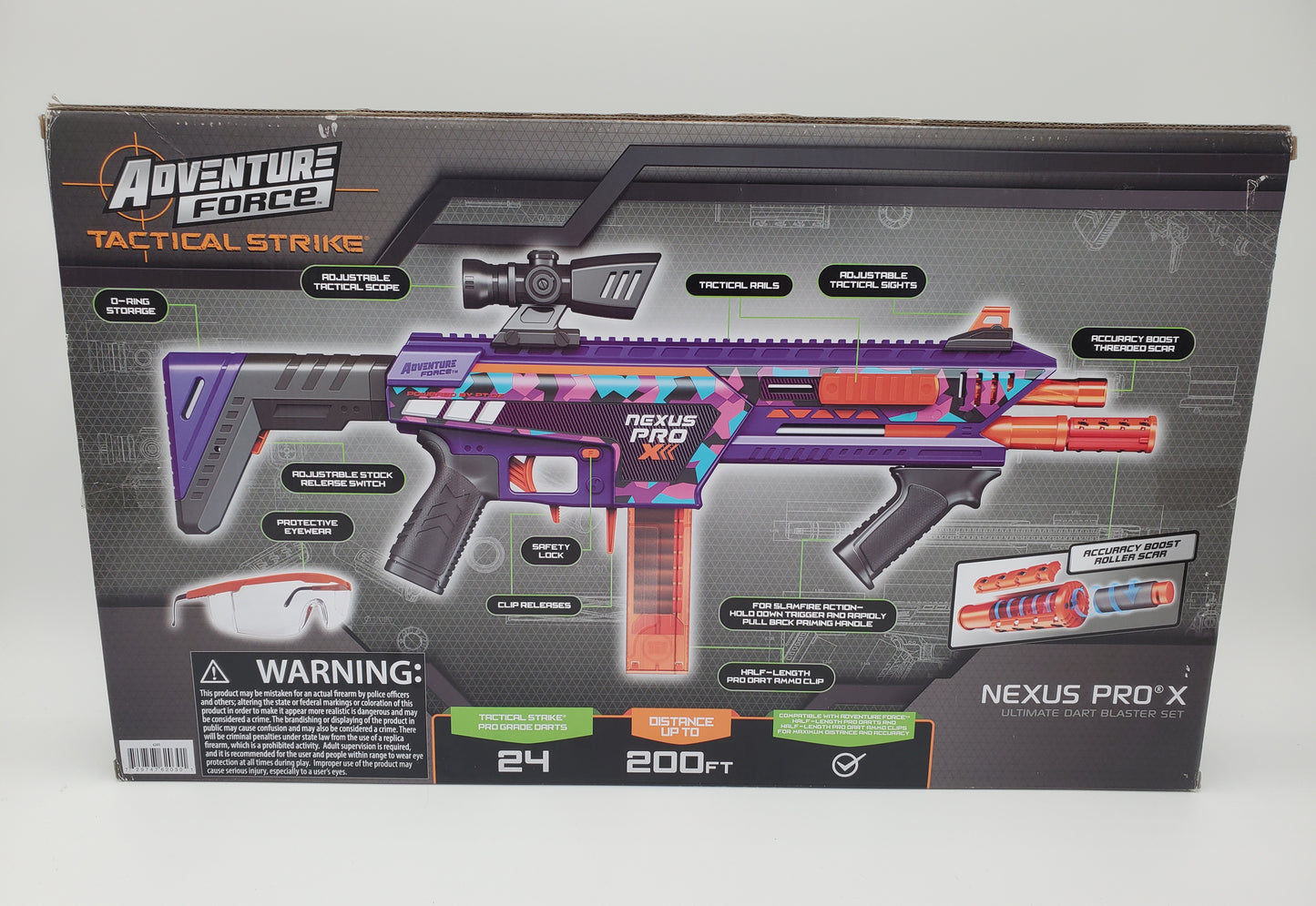 Adventure Force Tactical Strike Nexus Pro X
