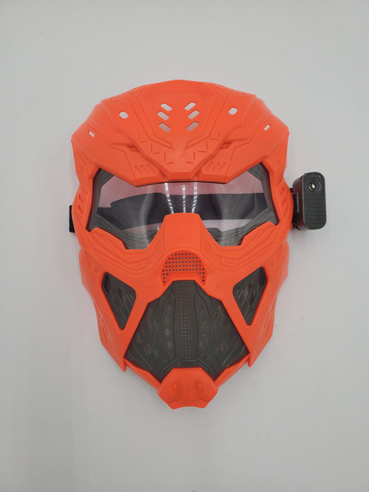 Light-Up Hero Combat Costume Mask