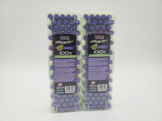 Dart Zone Nitroshot+ Half-Length Pro Darts - 100ct