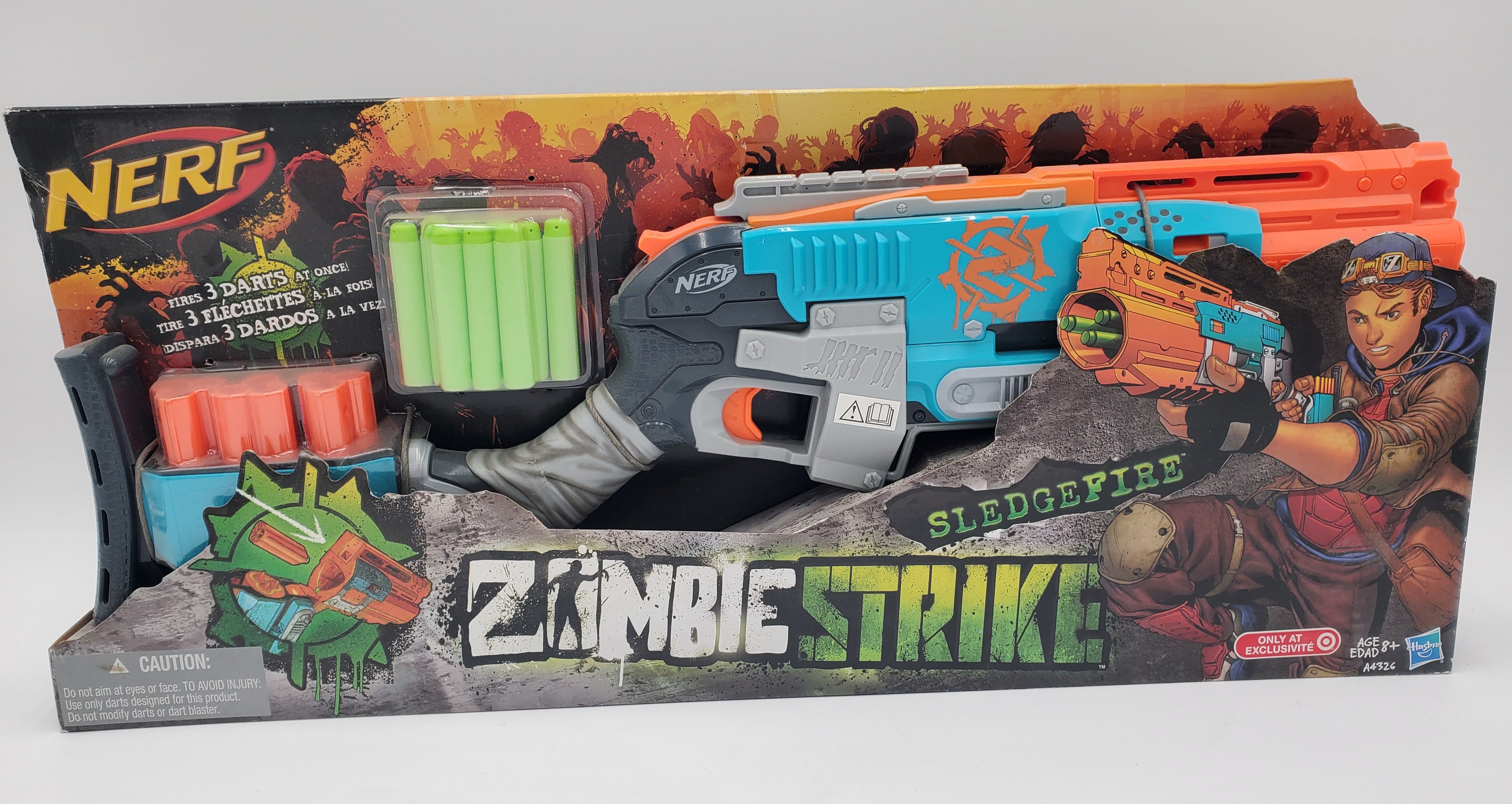 Nerf Zombie Strike Sledgefire Blaster – Blaster Guy