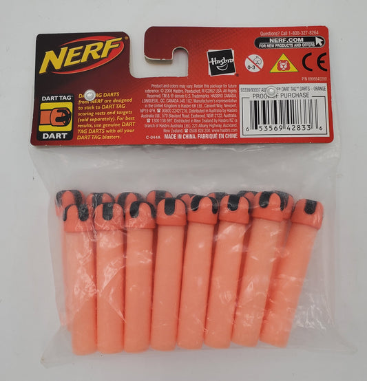 Nerf Dart Tag Orange/Black Dart Refill Packs