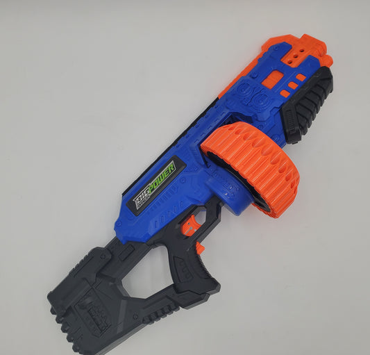 Bigpower Electric Foam Dart Blaster, 30-Dart Rotating Drum Toy Foam Blaster