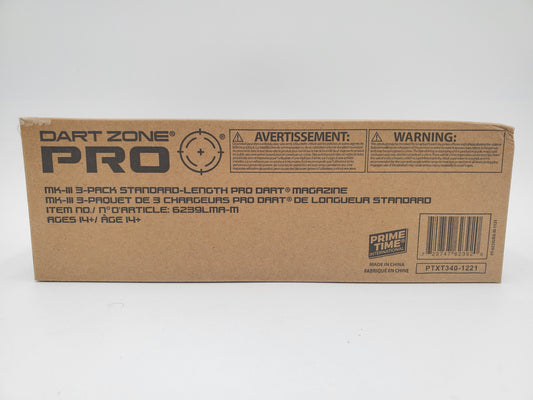 Dart Zone Pro MK-III Standard Length Dart Magazine 3-Pack