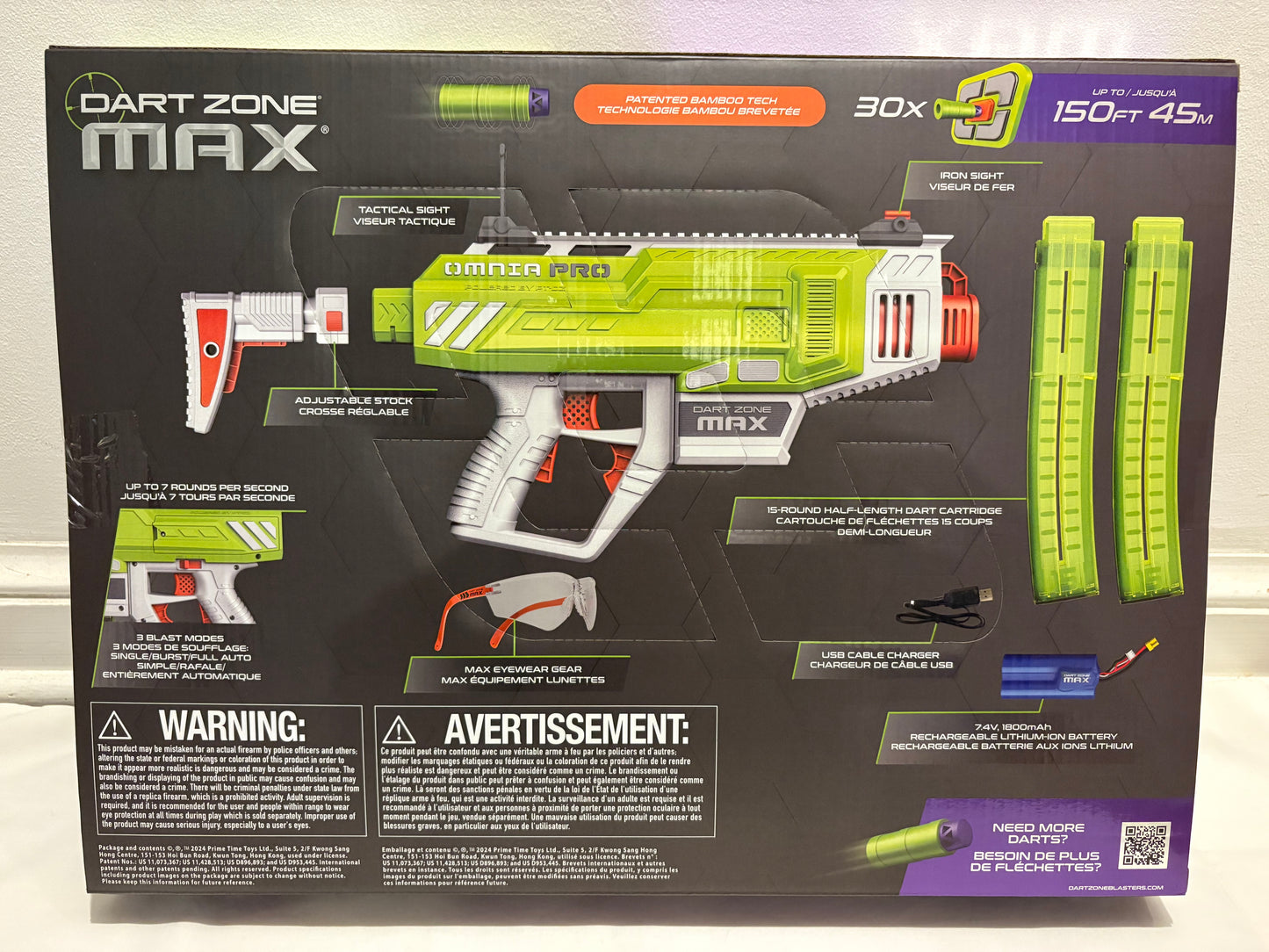 Dart Zone Max Omnia Pro (Gen 3 Green)