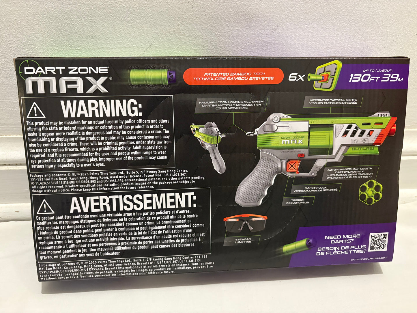 Dart Zone Max Outlaw - Green