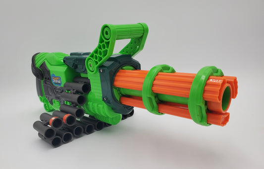 Dart Zone Scorpion Gatling Blaster/Motorized Belt Blaster | Adventure Force Scorpion Commander
