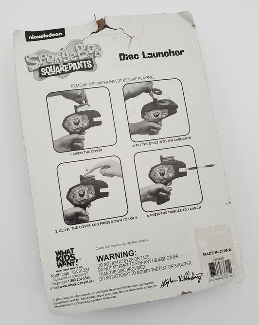 Spongebob Squarepants Disc Launcher