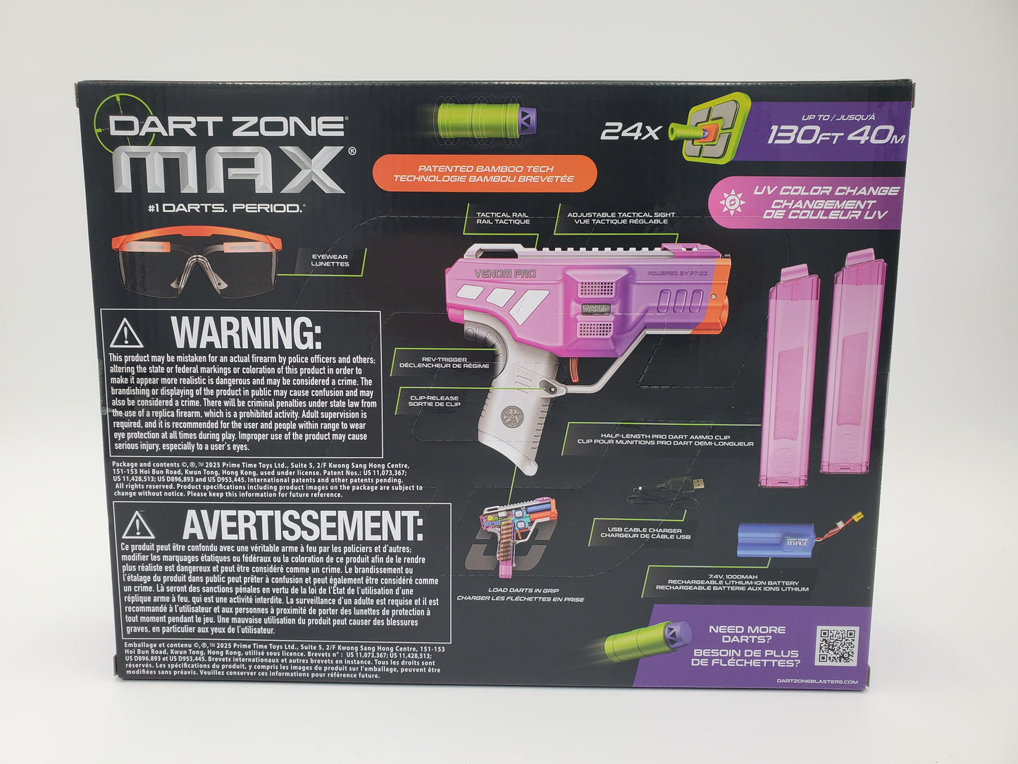Dart Zone Covert Ops Max Venom Pro