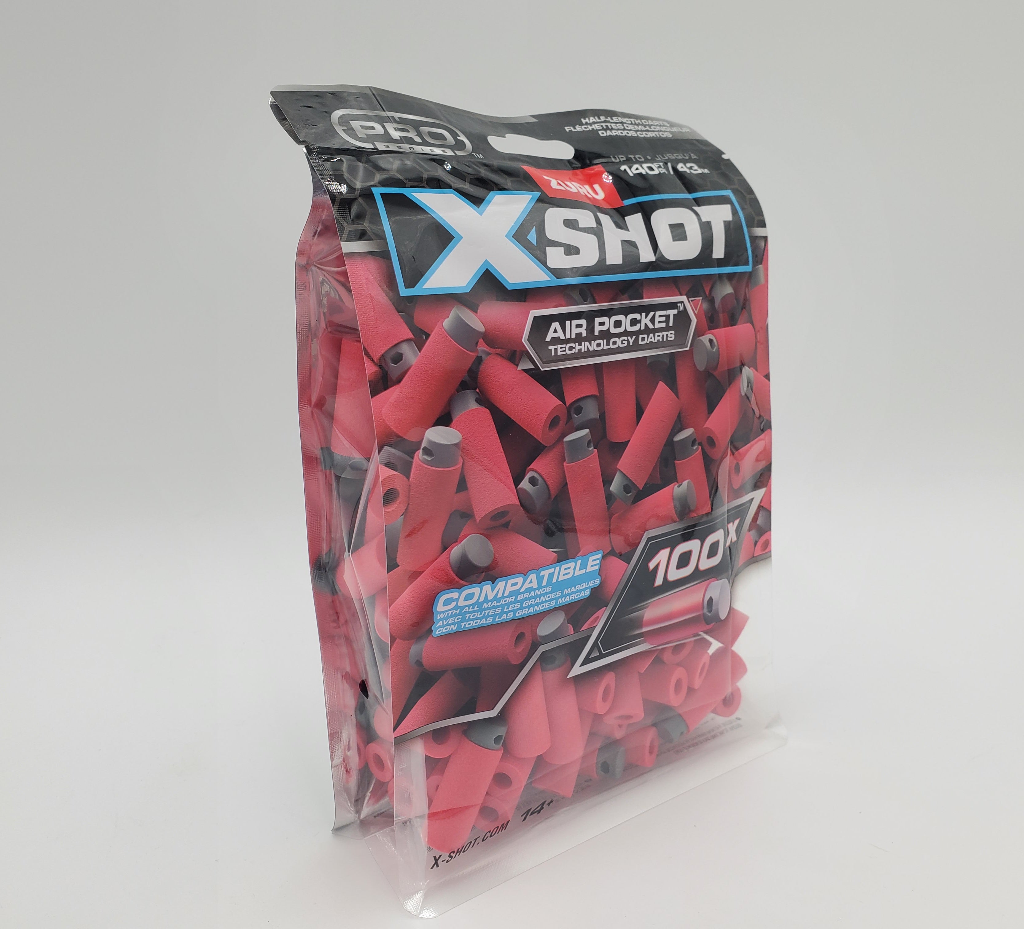 X-Shot Pro Series Half-Length Darts Refill Pack (100 Darts