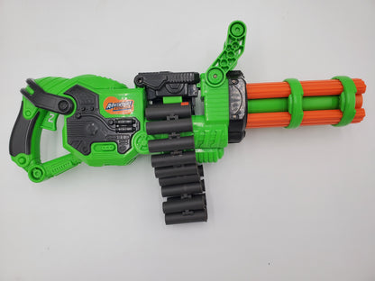 Dart Zone Scorpion Gatling Blaster/Motorized Belt Blaster | Adventure Force Scorpion Commander