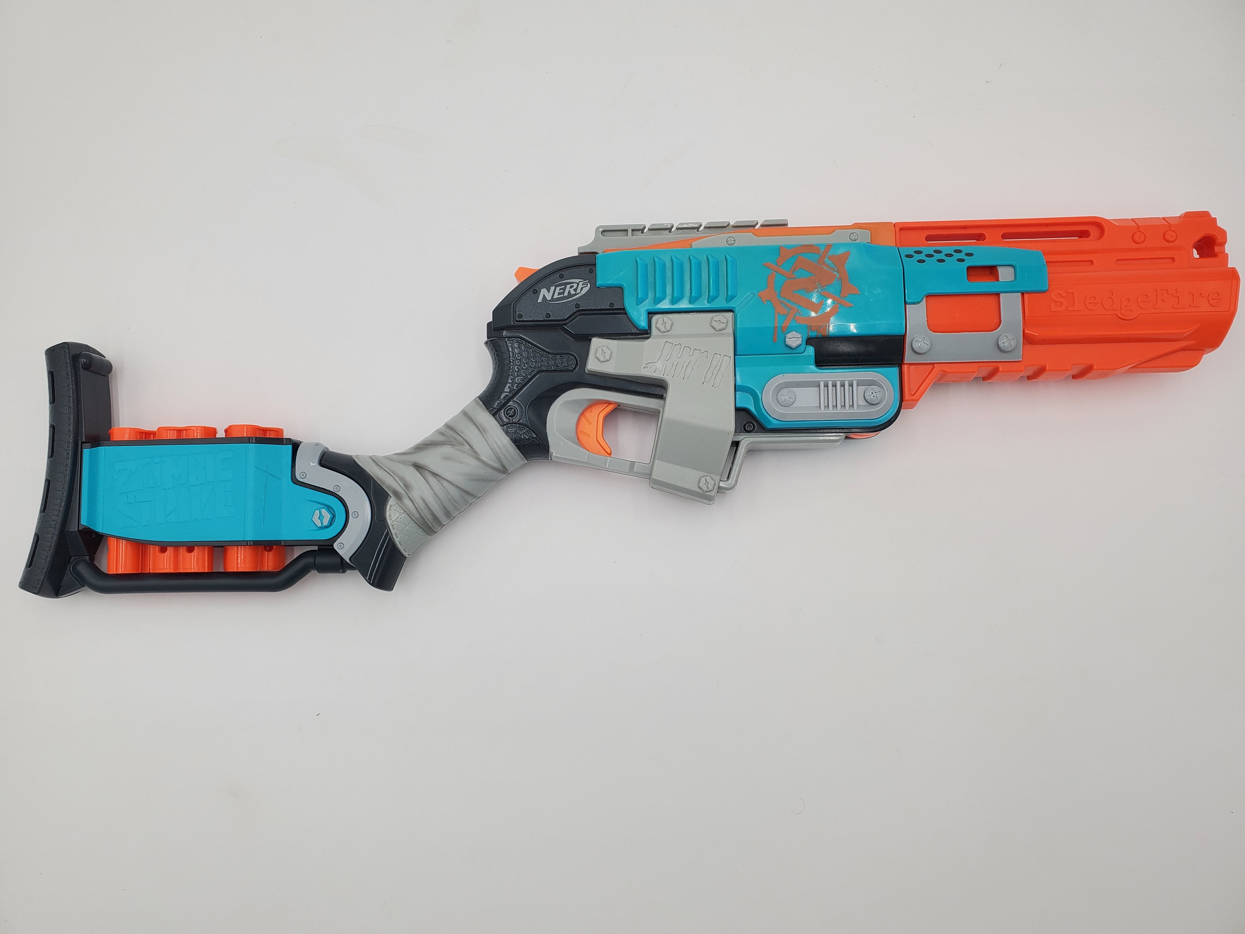 Nerf Zombie Strike Sledgefire Blaster – Blaster Guy