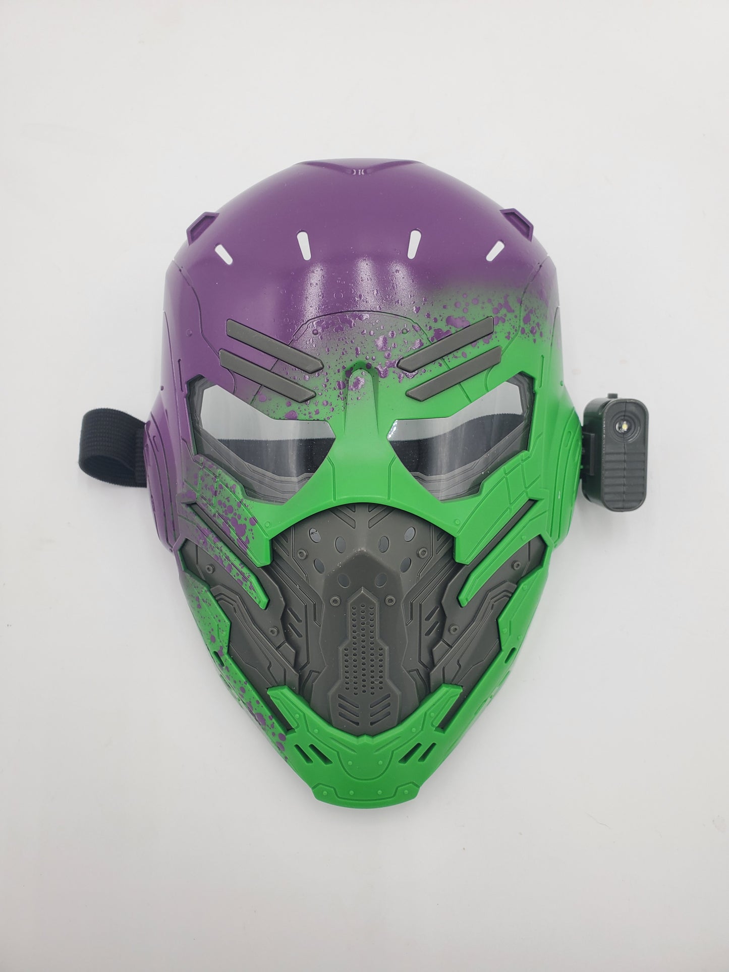 Light-Up Hero Combat Costume Mask