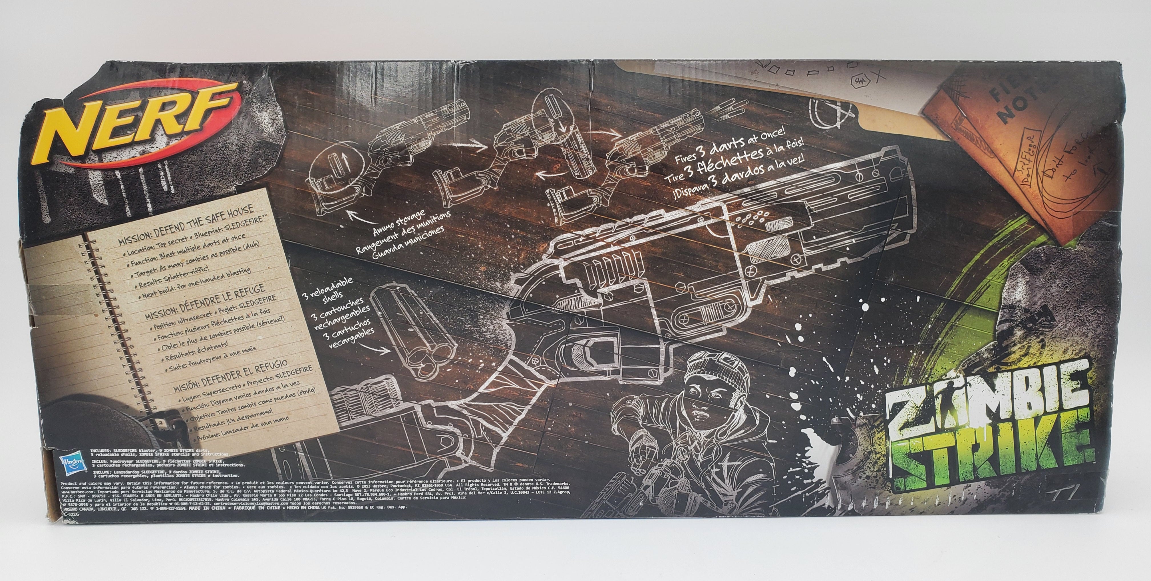Nerf Zombie Strike Sledgefire Blaster – Blaster Guy