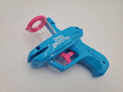 Kids Foam Disc Gun Toy, Flying Disc Shooter Blue Gun