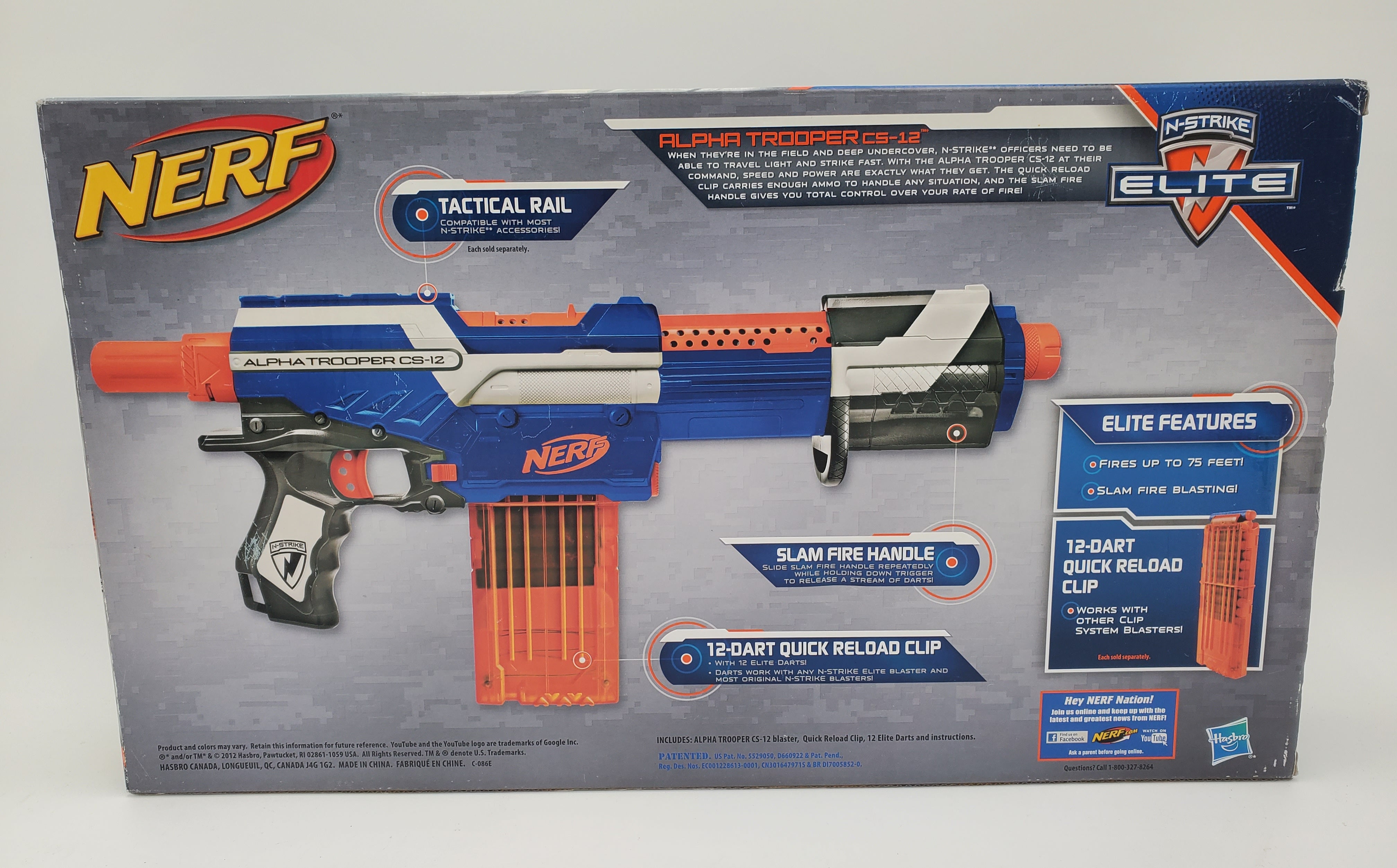 Nerf N-Strike/N-Strike Elite Alpha Trooper CS-12 – Blaster Guy