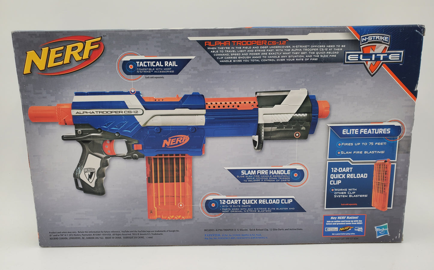 Nerf N-Strike/N-Strike Elite Alpha Trooper CS-12