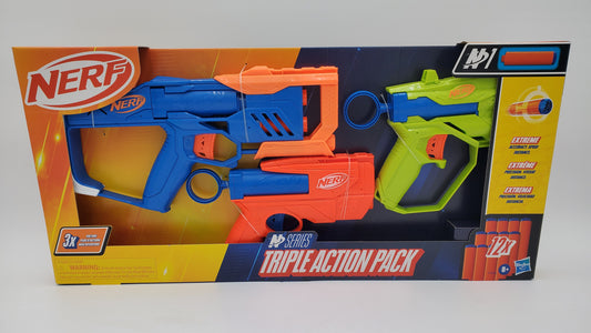 Nerf N Series Triple Action 3 Blaster Pack
