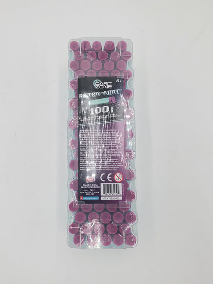 Dart Zone Retro-Shot™ Standard-Length Suction Cup Darts 100 Piece Refill Pack