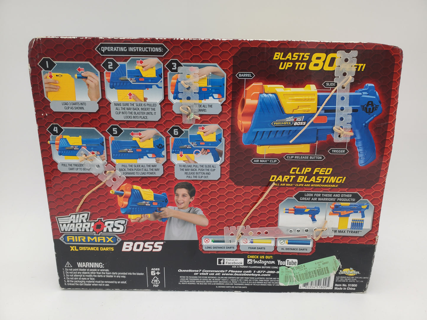 Buzz Bee Air Warriors Air Max Boss
