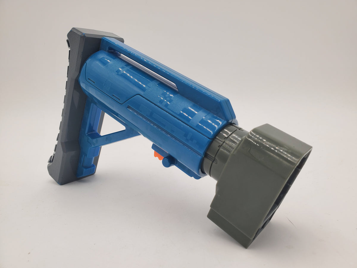 Nerf Shoulder Stock (Raider CS-35/Star Wars Captain Cassian Andor Deluxe Blaster/Super Soaker Tornado Strike)