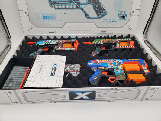 Exclusive X-Shot Skins Promotional Box Set – Sonic Dread, 2 Griefers & Flux