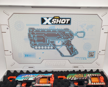 Exclusive X-Shot Skins Promotional Box Set – Sonic Dread, 2 Griefers & Flux