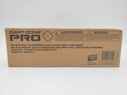 Dart Zone Pro MK-III Standard Length Dart Magazine 3-Pack