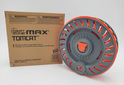 Dart Zone Max Tomcat 50-Round-Half-Length-Drum-Magazine