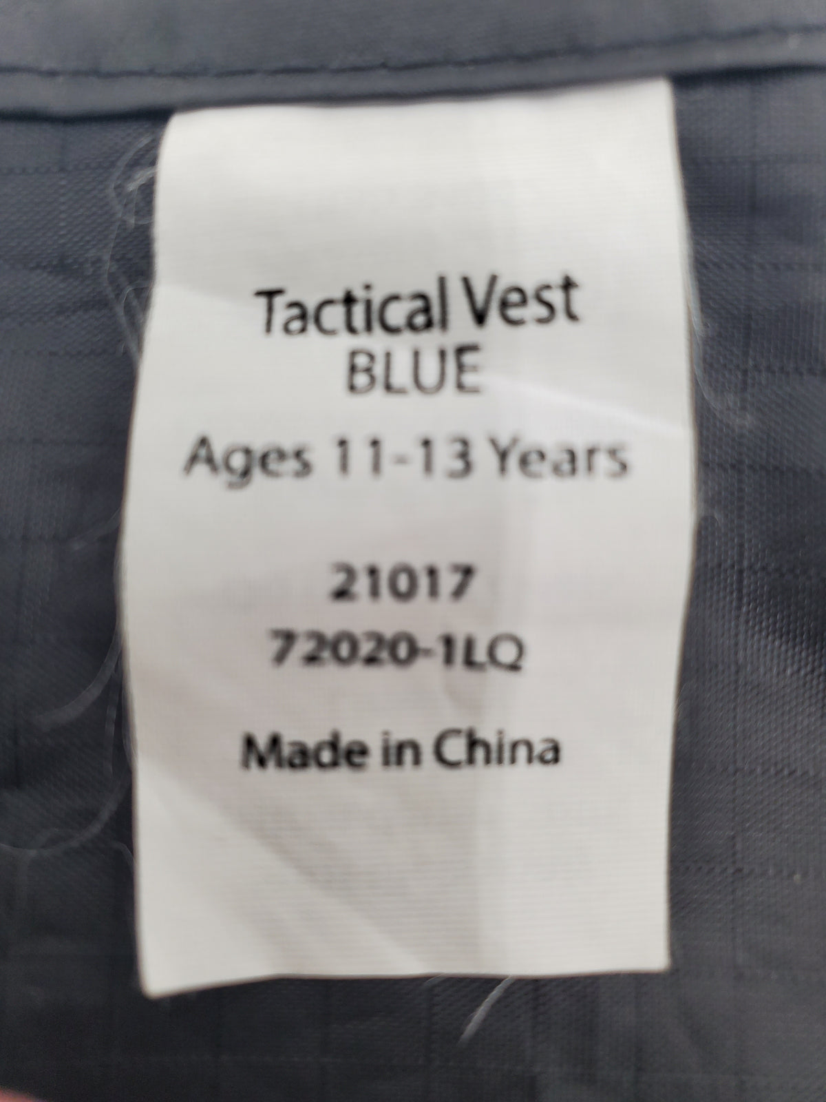 Little Adventures Simply by Design Blue Toy Blaster Tactical Vest, Ages 11–13, 2017